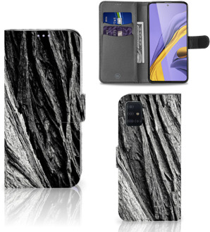 B2Ctelecom Smartphone Hoesje Samsung A51 Book Style Case Boomschors Grijs