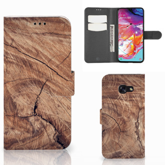 B2Ctelecom Smartphone Hoesje Samsung A70 Book Style Case Tree Trunk