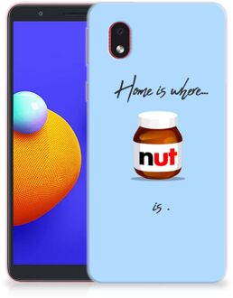 B2Ctelecom Smartphone hoesje Samsung Galaxy A01 Core Leuk Hoesje Nut Home