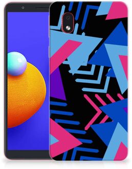 B2Ctelecom Smartphone hoesje Samsung Galaxy A01 Core TPU Case Funky Triangle