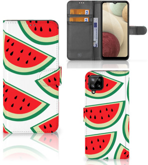 B2Ctelecom Smartphone Hoesje Samsung Galaxy A12 Foto Hoesje ontwerpen Originele Cadeaus Watermelons