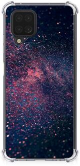 B2Ctelecom Smartphone hoesje Samsung Galaxy A12 Mobiel Case met transparante rand Stars