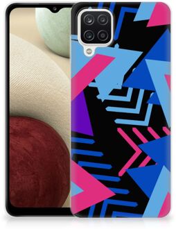 B2Ctelecom Smartphone hoesje Samsung Galaxy A12 TPU Case Funky Triangle