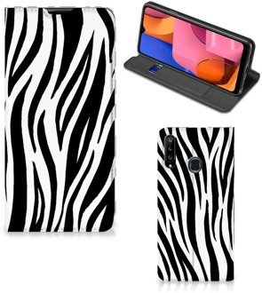 B2Ctelecom Smartphone Hoesje Samsung Galaxy A20s Beschermhoesje Zebra