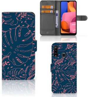 B2Ctelecom Smartphone Hoesje Samsung Galaxy A20s Bookcase Palm Leaves