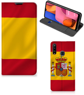 B2Ctelecom Smartphone Hoesje Samsung Galaxy A20s Mobiel Hoesje Spaanse Vlag