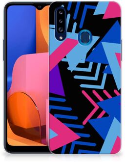 B2Ctelecom Smartphone hoesje Samsung Galaxy A20s TPU Case Funky Triangle