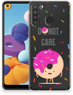 B2Ctelecom Smartphone hoesje Samsung Galaxy A21 Silicone Case Donut