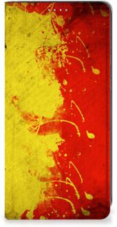 B2Ctelecom Smartphone Hoesje Samsung Galaxy A21s Portemonnee hoesje Belgische Vlag