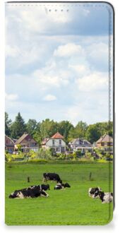 B2Ctelecom Smartphone Hoesje Samsung Galaxy A21s Wallet Book Case Hollandse Koeien