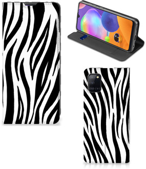 B2Ctelecom Smartphone Hoesje Samsung Galaxy A31 Beschermhoesje Zebra