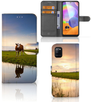 B2Ctelecom Smartphone Hoesje Samsung Galaxy A31 Flip Case Koe