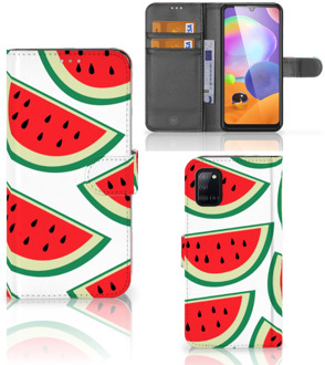 B2Ctelecom Smartphone Hoesje Samsung Galaxy A31 Foto Hoesje ontwerpen Originele Cadeaus Watermelons