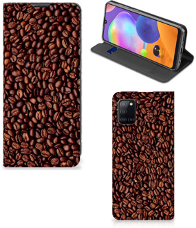 B2Ctelecom Smartphone Hoesje Samsung Galaxy A31 Mobiel Case Koffiebonen