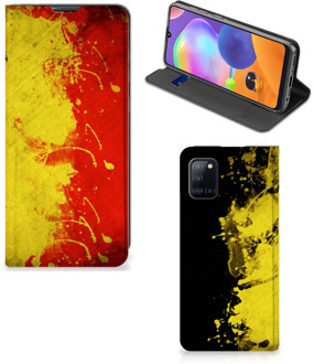 B2Ctelecom Smartphone Hoesje Samsung Galaxy A31 Portemonnee hoesje Belgische Vlag