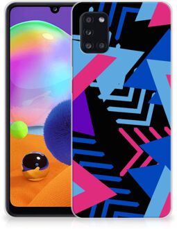 B2Ctelecom Smartphone hoesje Samsung Galaxy A31 TPU Case Funky Triangle