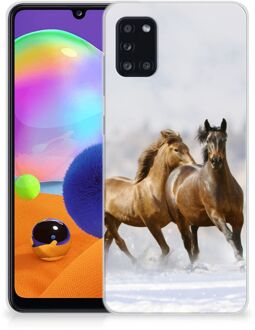 B2Ctelecom Smartphone hoesje Samsung Galaxy A31 TPU Case Paarden