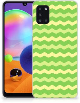 B2Ctelecom Smartphone hoesje Samsung Galaxy A31 TPU Case Waves Green