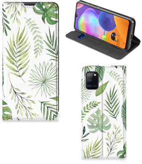 B2Ctelecom Smartphone Hoesje Samsung Galaxy A31 Wallet Book Case Bladeren