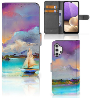 B2Ctelecom Smartphone Hoesje Samsung Galaxy A32 4G Case ontwerpen Boat