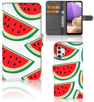 B2Ctelecom Smartphone Hoesje Samsung Galaxy A32 4G Foto Hoesje ontwerpen Originele Cadeaus Watermelons