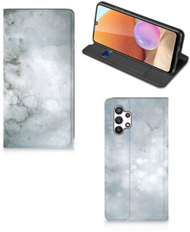 B2Ctelecom Smartphone Hoesje Samsung Galaxy A32 4G Leuk Telefoonhoesje Painting Grey