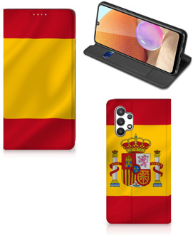 B2Ctelecom Smartphone Hoesje Samsung Galaxy A32 4G Mobiel Hoesje Spaanse Vlag