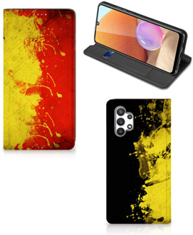 B2Ctelecom Smartphone Hoesje Samsung Galaxy A32 4G Portemonnee hoesje Belgische Vlag