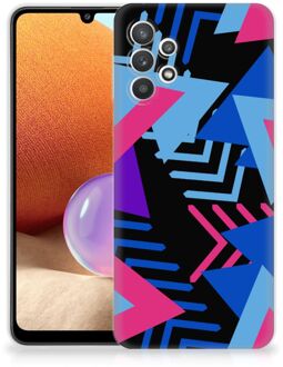 B2Ctelecom Smartphone hoesje Samsung Galaxy A32 4G TPU Case Funky Triangle