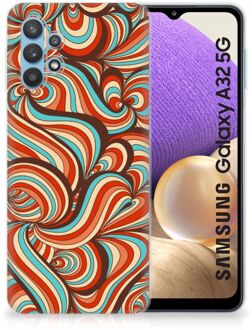 B2Ctelecom Smartphone hoesje Samsung Galaxy A32 5G Back Case Siliconen Hoesje Retro