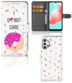 B2Ctelecom Smartphone Hoesje Samsung Galaxy A32 5G Bookcase met Quotes Donut Cadeautjes voor Meisjes