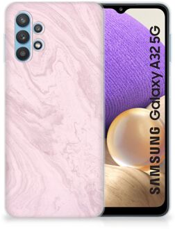 B2Ctelecom Smartphone hoesje Samsung Galaxy A32 5G Leuk Hoesje Marble Pink