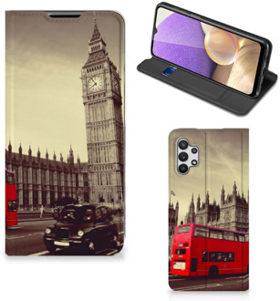 B2Ctelecom Smartphone Hoesje Samsung Galaxy A32 5G Mobiel Bookcase Londen