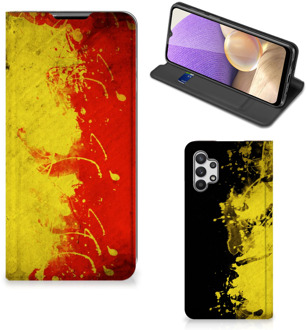 B2Ctelecom Smartphone Hoesje Samsung Galaxy A32 5G Portemonnee hoesje Belgische Vlag