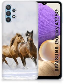 B2Ctelecom Smartphone hoesje Samsung Galaxy A32 5G TPU Case Paarden