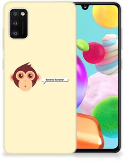 B2Ctelecom Smartphone hoesje Samsung Galaxy A41 Back Case Siliconen Hoesje met Foto Aap