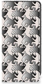 B2Ctelecom Smartphone Hoesje Samsung Galaxy A41 Book Wallet Case Salamander Grey