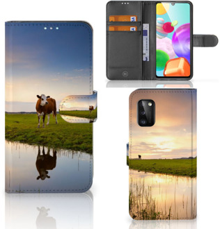 B2Ctelecom Smartphone Hoesje Samsung Galaxy A41 Flip Case Koe