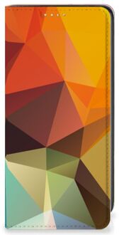 B2Ctelecom Smartphone Hoesje Samsung Galaxy A41 Leuk Book Case Polygon Color