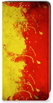 B2Ctelecom Smartphone Hoesje Samsung Galaxy A41 Portemonnee hoesje Belgische Vlag