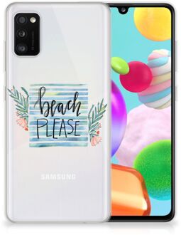 B2Ctelecom Smartphone hoesje Samsung Galaxy A41 TPU Case Transparant Boho Beach