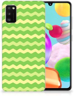 B2Ctelecom Smartphone hoesje Samsung Galaxy A41 TPU Case Waves Green