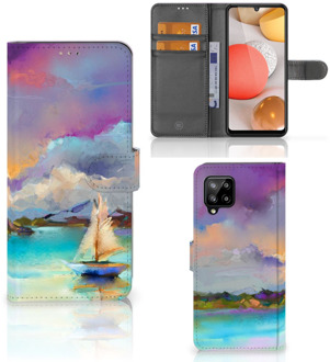 B2Ctelecom Smartphone Hoesje Samsung Galaxy A42 5G Case ontwerpen Boat