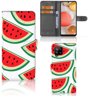 B2Ctelecom Smartphone Hoesje Samsung Galaxy A42 5G Foto Hoesje ontwerpen Originele Cadeaus Watermelons