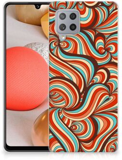 B2Ctelecom Smartphone hoesje Samsung Galaxy A42 Back Case Siliconen Hoesje Retro