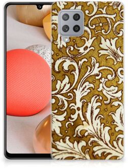 B2Ctelecom Smartphone hoesje Samsung Galaxy A42 Hoesje maken Barok Goud