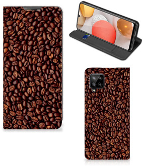 B2Ctelecom Smartphone Hoesje Samsung Galaxy A42 Mobiel Case Koffiebonen