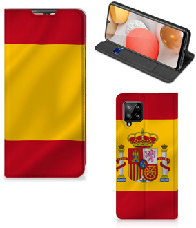 B2Ctelecom Smartphone Hoesje Samsung Galaxy A42 Mobiel Hoesje Spaanse Vlag