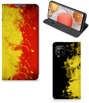 B2Ctelecom Smartphone Hoesje Samsung Galaxy A42 Portemonnee hoesje Belgische Vlag