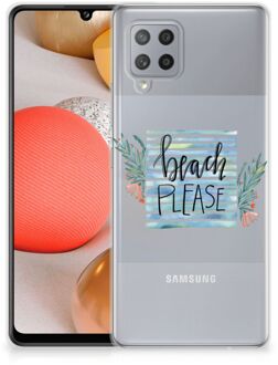 B2Ctelecom Smartphone hoesje Samsung Galaxy A42 TPU Case Transparant Boho Beach